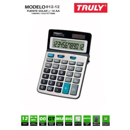 Calculadora Truly 812