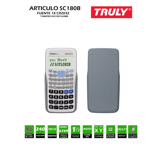 Calculadora Truly 180B
