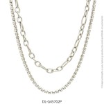 Gargantilla de Acero Blanco Diesel 45702P