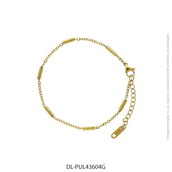 Pulsera de Acero Dorado Diesel 43604G