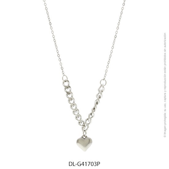 Gargantilla de Acero Blanco Diesel 41703P