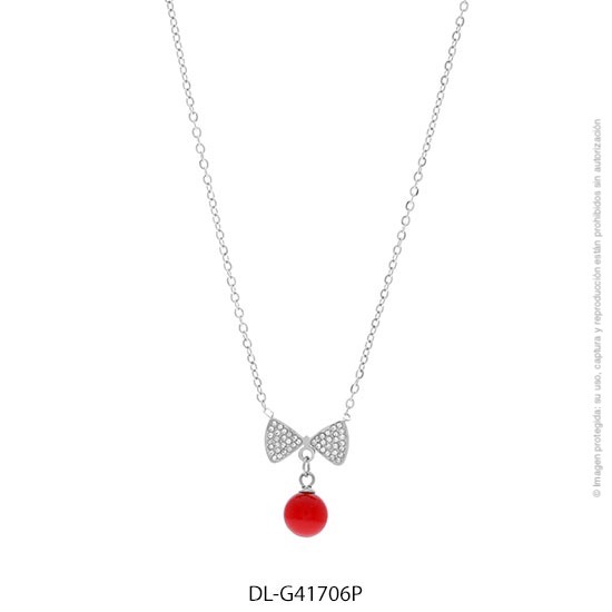 Gargantilla de Acero Blanco Diesel 41706P