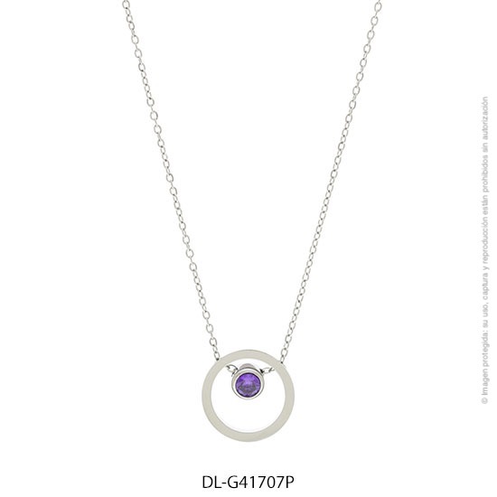Gargantilla de Acero Blanco Diesel 41707P
