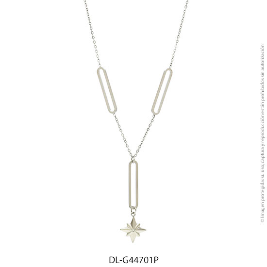Gargantilla de Acero Blanco Diesel 44701P