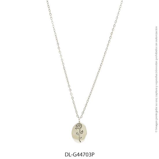 Gargantilla de Acero Blanco Diesel 44703P