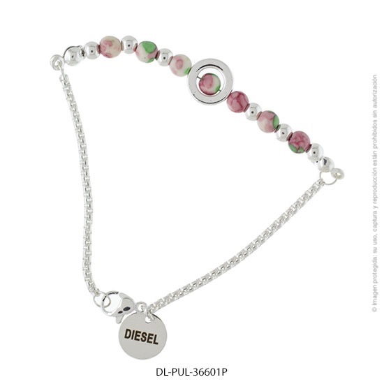 Pulsera de Acero Blanco Diesel 36601P