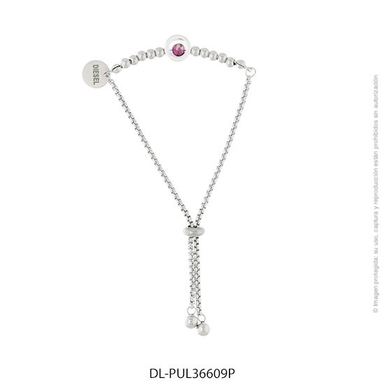 Pulsera de Acero Blanco Diesel 36609P