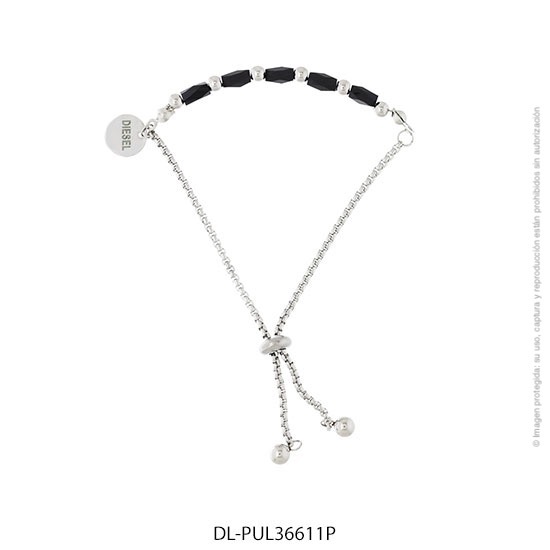 Pulsera de Acero Blanco Diesel 36611P