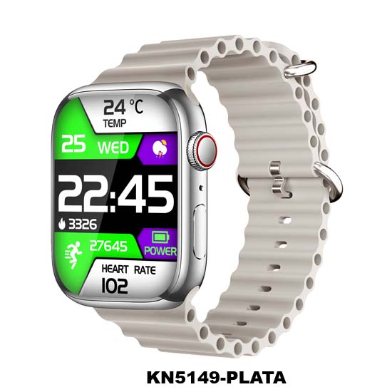 KN5149-PLATA.jpg Smartwatch Knock Out KN5149 - Image 1