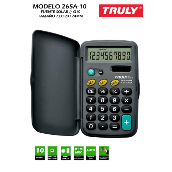 TR265A-10.jpg Calculadora Truly 265A - Image 1
